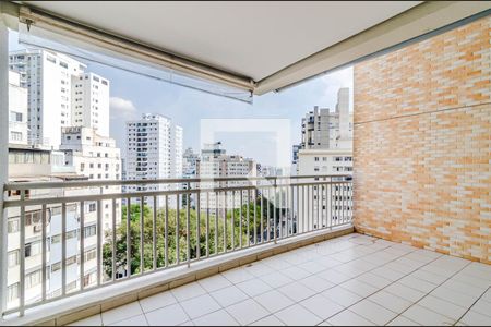 Varanda de apartamento para alugar com 3 quartos, 151m² em Cerqueira César, São Paulo