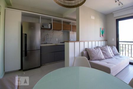 Sala de kitnet/studio para alugar com 1 quarto, 40m² em Saco dos Limões, Florianópolis