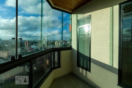 Varanda da sala de apartamento à venda com 3 quartos, 123m² em Santa Terezinha, São Bernardo do Campo