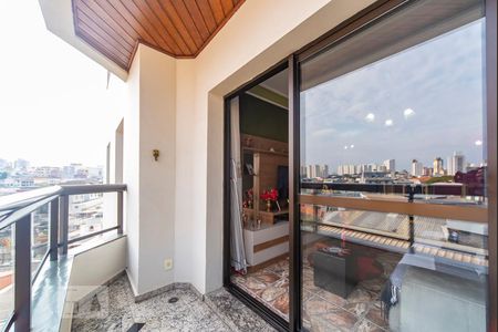 Varanda da Sala de apartamento à venda com 3 quartos, 97m² em Jardim Stella , Santo André
