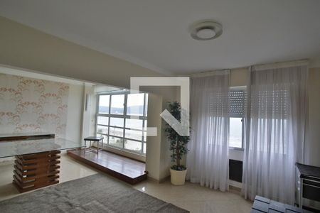 Sala  de apartamento para alugar com 2 quartos, 90m² em Gonzaga, Santos