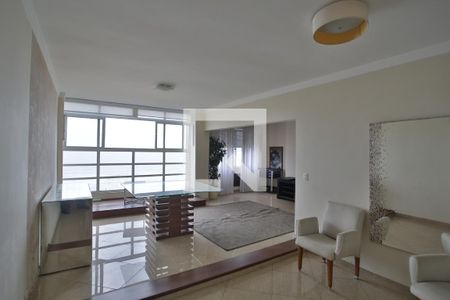 Sala  de apartamento para alugar com 2 quartos, 90m² em Gonzaga, Santos