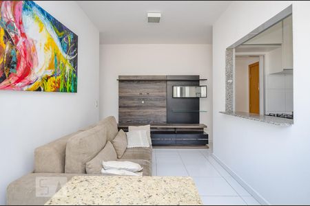 Sala de apartamento à venda com 2 quartos, 65m² em Estoril, Belo Horizonte