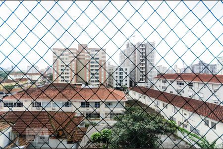 Vista sala de apartamento para alugar com 1 quarto, 70m² em Campo Grande, Santos