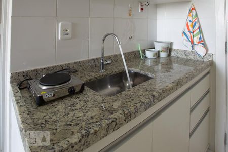 Cozinha - pia de kitnet/studio para alugar com 1 quarto, 22m² em Iguatemi, Ribeirão Preto