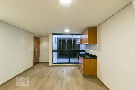 Sala e Quarto de kitnet/studio para alugar com 1 quarto, 26m² em Vila Nova Conceição, São Paulo