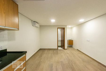 Sala e Quarto de kitnet/studio para alugar com 1 quarto, 26m² em Vila Nova Conceição, São Paulo