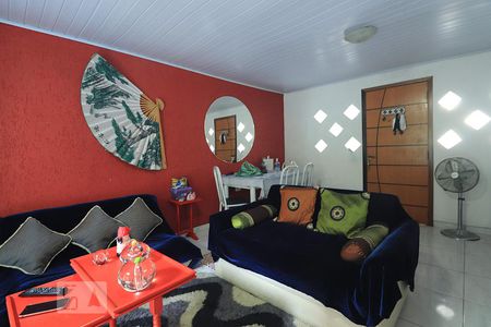 Sala de casa à venda com 3 quartos, 140m² em Vila Scarpelli, Santo André