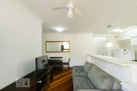 Sala de apartamento para alugar com 2 quartos, 57m² em Moema, São Paulo