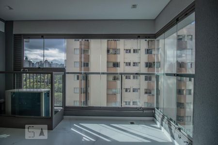 Varanda da Sala de apartamento para alugar com 1 quarto, 53m² em Vila Clementino, São Paulo