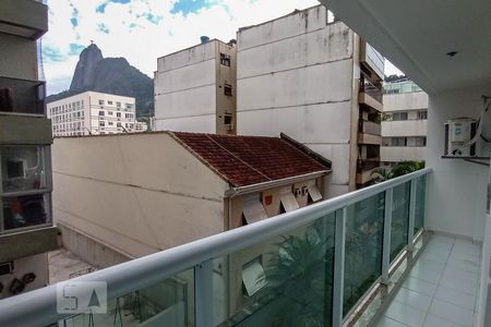 Varanda da Sala de apartamento para alugar com 1 quarto, 44m² em Botafogo, Rio de Janeiro