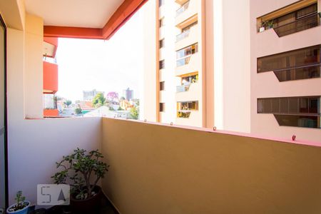 Varanda da Sala de apartamento à venda com 3 quartos, 137m² em Parque das Nações, Santo André