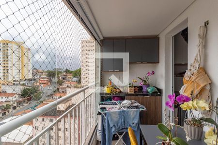 Varanda Sala de apartamento à venda com 2 quartos, 54m² em Centro, Diadema