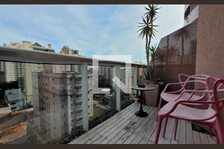 Varanda de apartamento à venda com 1 quarto, 90m² em Jardim, Santo André