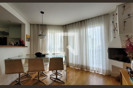 Sala de apartamento à venda com 1 quarto, 90m² em Jardim, Santo André