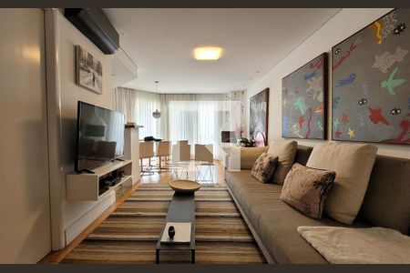 Apartamento para alugar com 90m², 1 quarto e 2 vagasSala