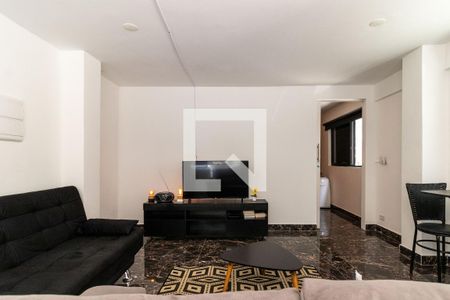 Sala de apartamento para alugar com 1 quarto, 55m² em Perdizes, São Paulo