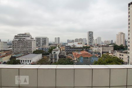 Vista da Varanda da Sala de kitnet/studio para alugar com 1 quarto, 28m² em Barra Funda, São Paulo