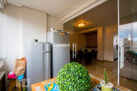 Varanda Gourmet de apartamento à venda com 4 quartos, 135m² em Vila Léa, Santo André