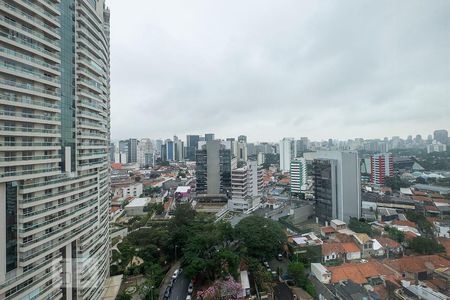 Sala - Vista de apartamento à venda com 1 quarto, 60m² em Pinheiros, São Paulo