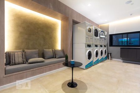 Studio para alugar com 29m², 1 quarto e sem vaga Studio para alugar com 29m², 1 quarto e sem vagaLavanderia