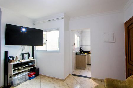 Sala de apartamento à venda com 3 quartos, 90m² em Vila Marina, Santo André