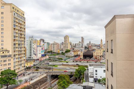 Vista da Sala de apartamento à venda com 1 quarto, 40m² em Luz, São Paulo