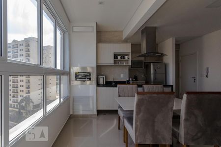 Sacada de apartamento para alugar com 1 quarto, 43m² em Loteamento Mogilar, Mogi das Cruzes