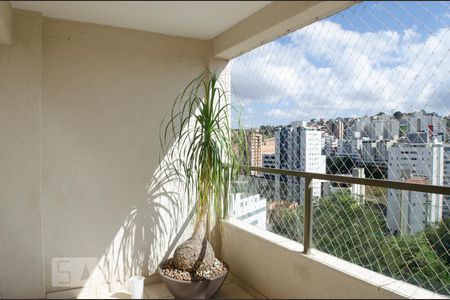 Varanda da Sala de apartamento à venda com 3 quartos, 103m² em Buritis, Belo Horizonte