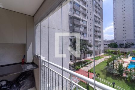 Varanda da Sala de apartamento à venda com 1 quarto, 40m² em Vila Prudente, São Paulo