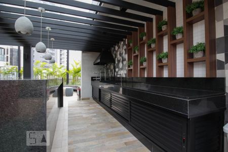 Studio para alugar com 40m², 1 quarto e 1 vaga Studio para alugar com 40m², 1 quarto e 1 vagaÁrea comum - Churrasqueira