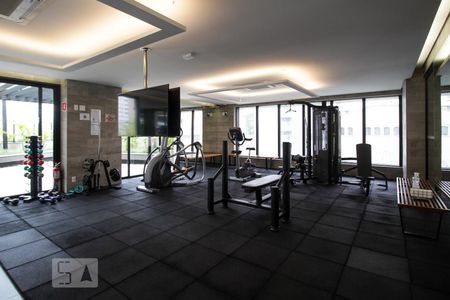 Studio para alugar com 40m², 1 quarto e 1 vaga Studio para alugar com 40m², 1 quarto e 1 vagaÁrea comum - Academia