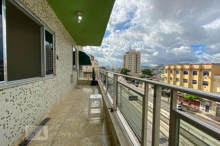 Varanda da Sala de apartamento à venda com 3 quartos, 80m² em Vicente de Carvalho, Rio de Janeiro