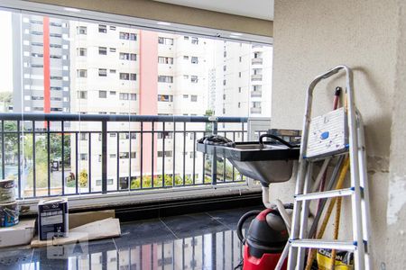 Varanda de apartamento à venda com 2 quartos, 65m² em Vila Curuca, Santo André