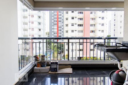 Varanda/ Área de Serviço de apartamento à venda com 2 quartos, 65m² em Vila Curuca, Santo André