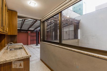 Area goumet de apartamento à venda com 3 quartos, 226m² em Petrópolis, Porto Alegre