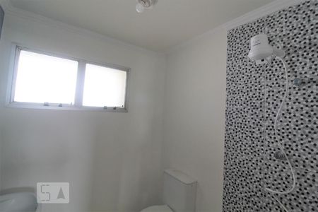 Banheiro social de apartamento à venda com 1 quarto, 38m² em Vila Helena, São Bernardo do Campo