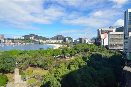Vista da Sala de apartamento à venda com 2 quartos, 80m² em Botafogo, Rio de Janeiro