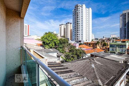 Varanda da Suíte de apartamento à venda com 3 quartos, 90m² em Vila Pires, Santo André