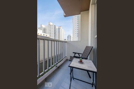 Sala - Varanda de apartamento à venda com 1 quarto, 42m² em Pinheiros, São Paulo