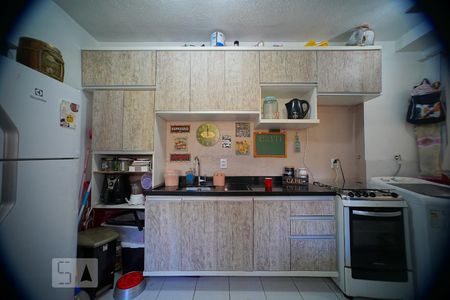 Sala - cozinha de apartamento à venda com 2 quartos, 46m² em Morro Santana, Porto Alegre