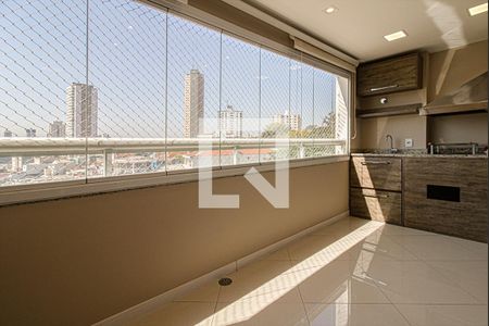 sacada sala de apartamento à venda com 2 quartos, 88m² em Vila Firmiano Pinto, São Paulo