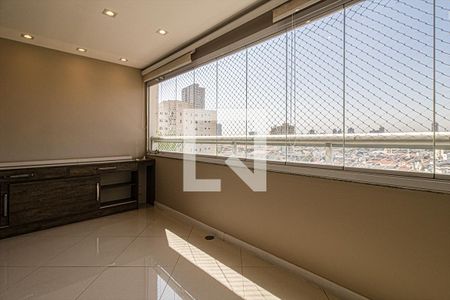 sacada sala de apartamento à venda com 2 quartos, 88m² em Vila Firmiano Pinto, São Paulo