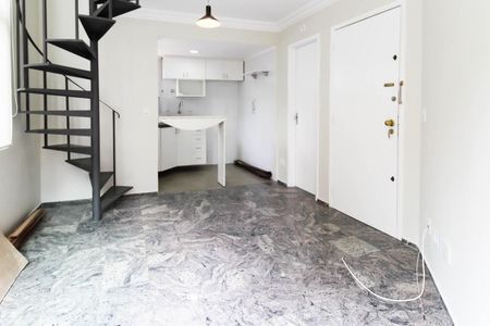 Sala de apartamento para alugar com 1 quarto, 40m² em Itaim Bibi, São Paulo