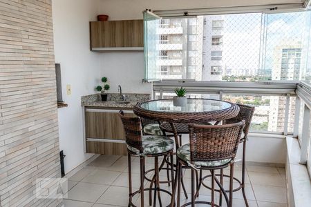 Varanda gourmet de apartamento para alugar com 3 quartos, 90m² em Vila dos Alpes, Goiânia