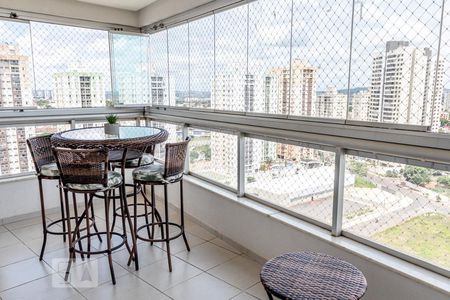 Varanda gourmet de apartamento para alugar com 3 quartos, 90m² em Vila dos Alpes, Goiânia