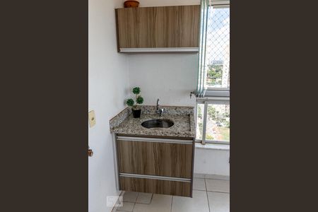 Detalhe - Varanda gourmet de apartamento para alugar com 3 quartos, 90m² em Vila dos Alpes, Goiânia