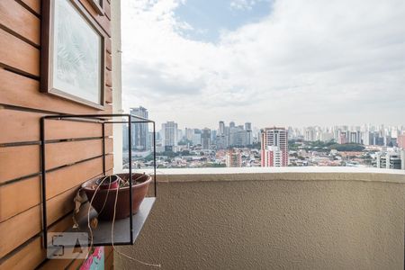 Varanda  de apartamento à venda com 2 quartos, 75m² em Chácara Santo Antônio (zona Sul), São Paulo