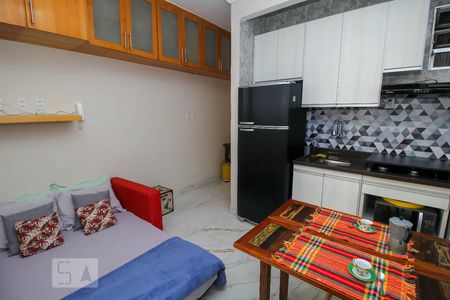 Sala - Quarto de kitnet/studio à venda com 1 quarto, 27m² em Glória, Rio de Janeiro