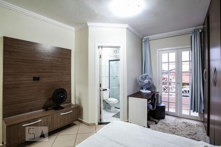 Suíte de casa para alugar com 3 quartos, 115m² em Parque São Vicente, Santo André